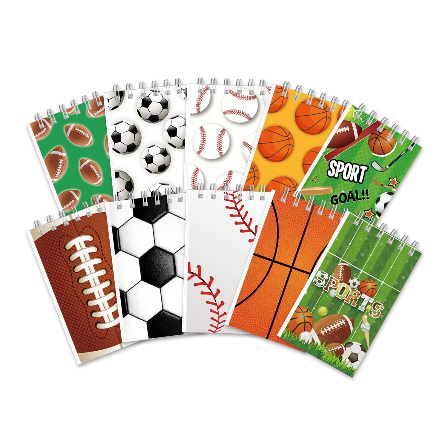 Fitness Journal Planner - Caderno Espiral Mini Multi Esportes com