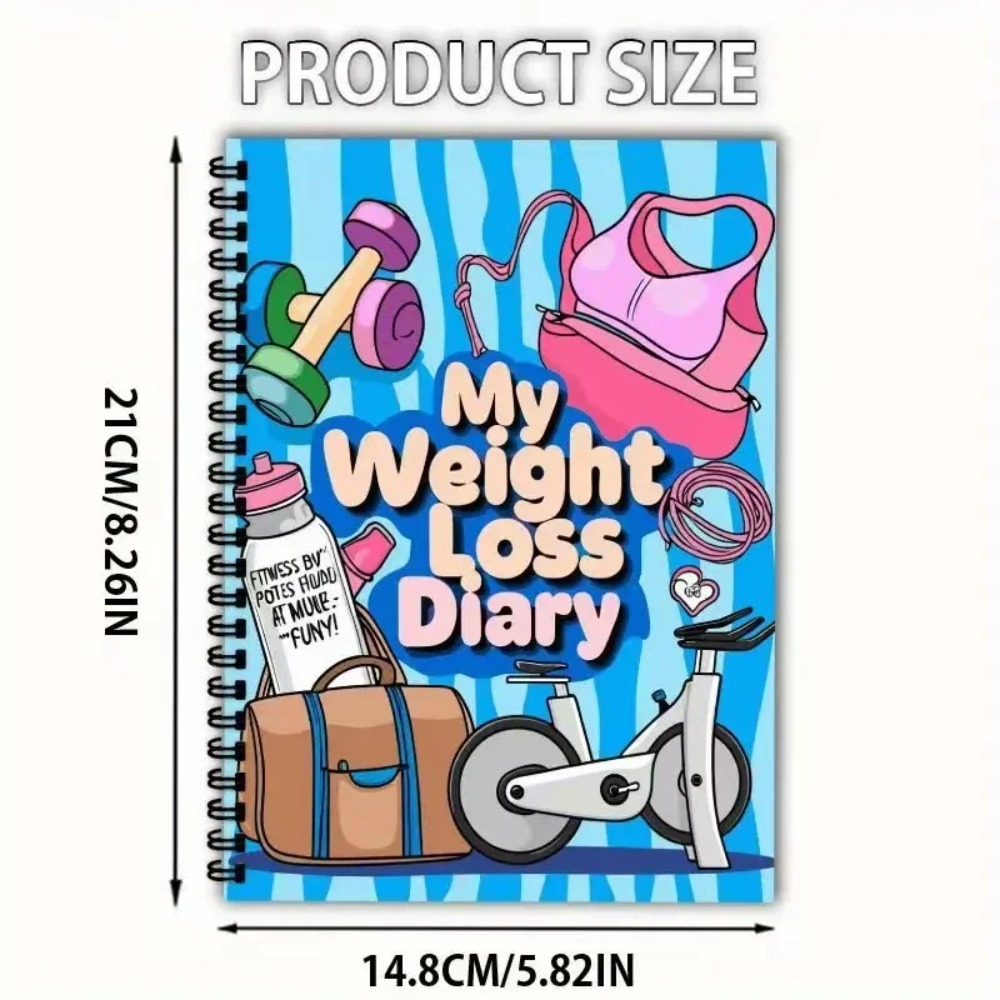 Diário de Perda de Peso, Cader - Fitness Journal Planner avaliação e preço