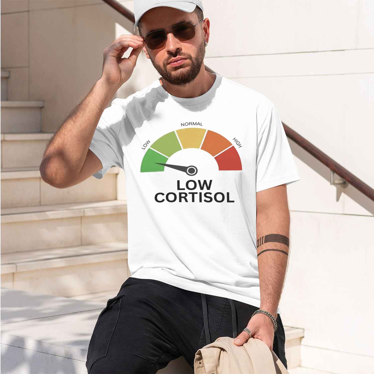 Camiseta Masculina Estilo Casu - Health Wellness Gifts For Men avaliação e preço