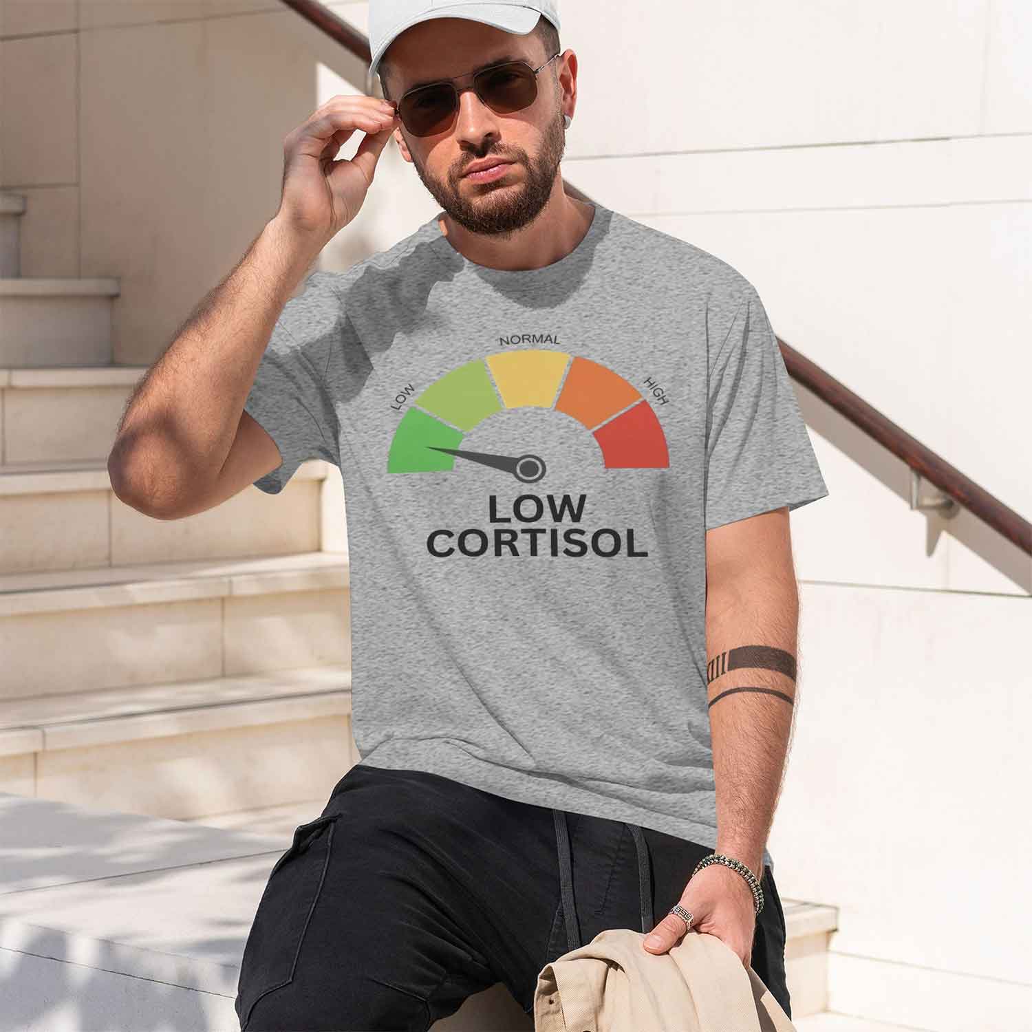 Camiseta Masculina Estilo Casu - Health Wellness Gifts For Men avaliação e preço