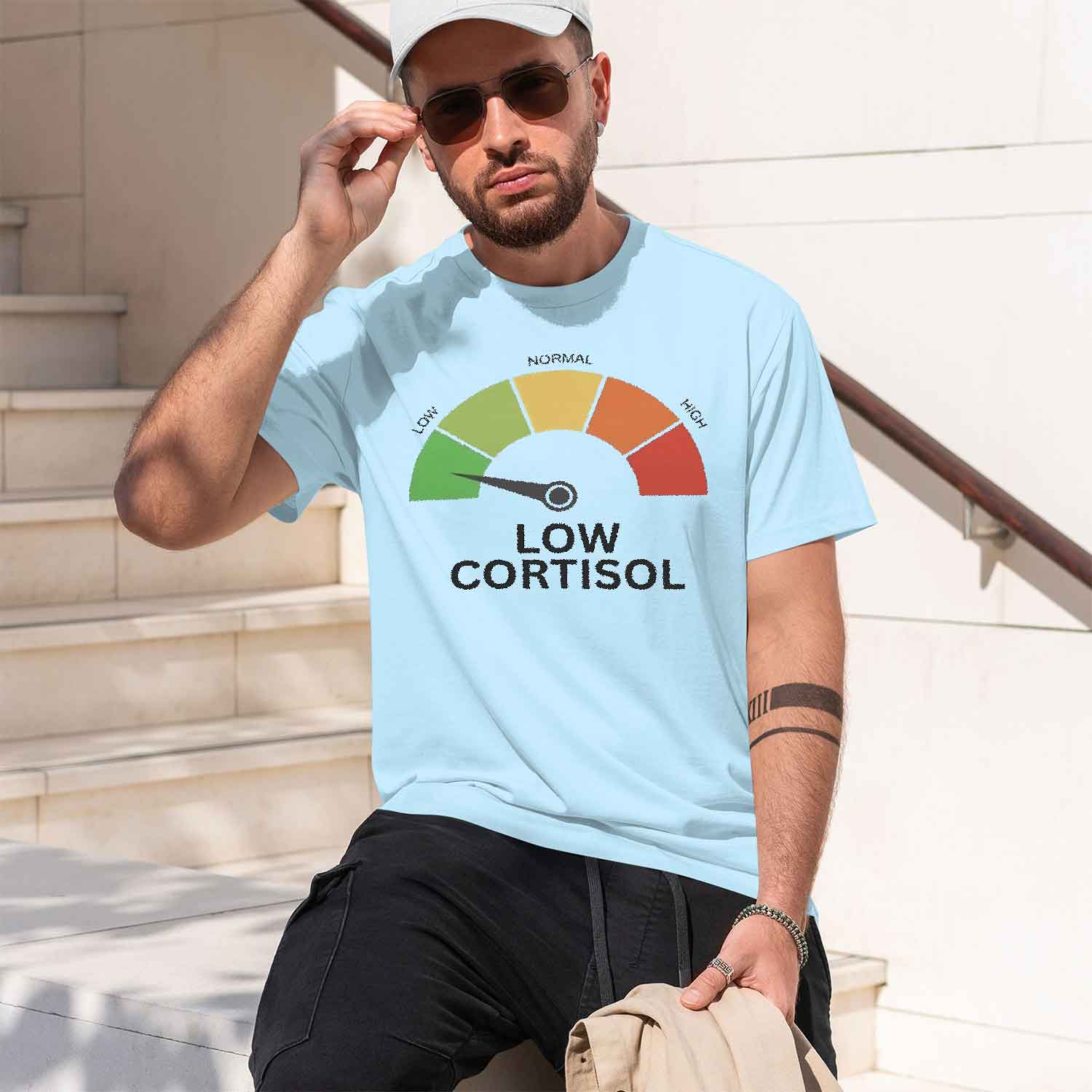 Camiseta Masculina Estilo Casu - Health Wellness Gifts For Men avaliação e preço