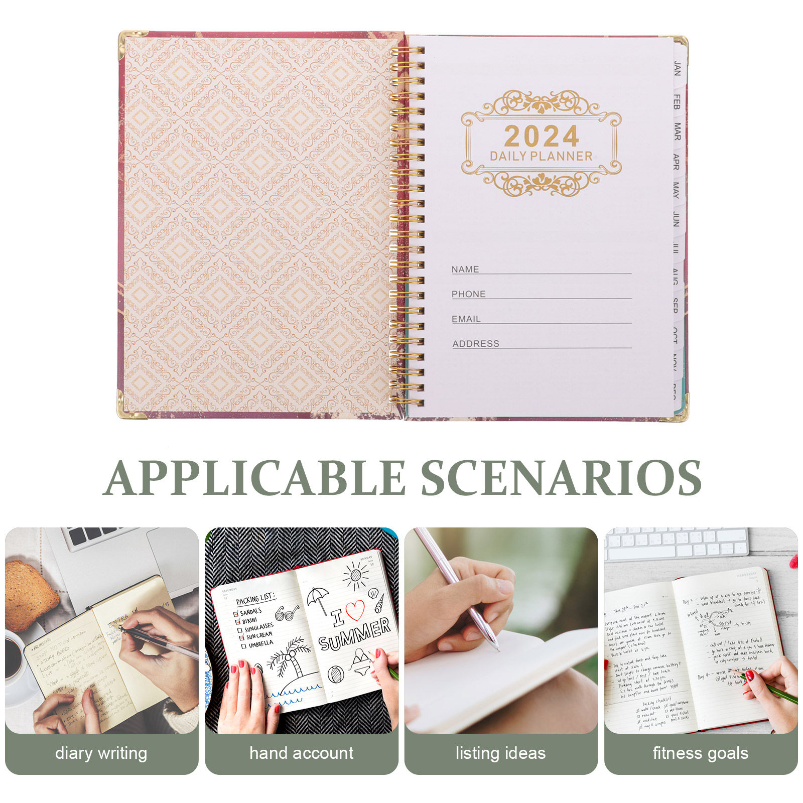 Caderno Espiral Multifuncional - Fitness Journal Planner avaliação e preço
