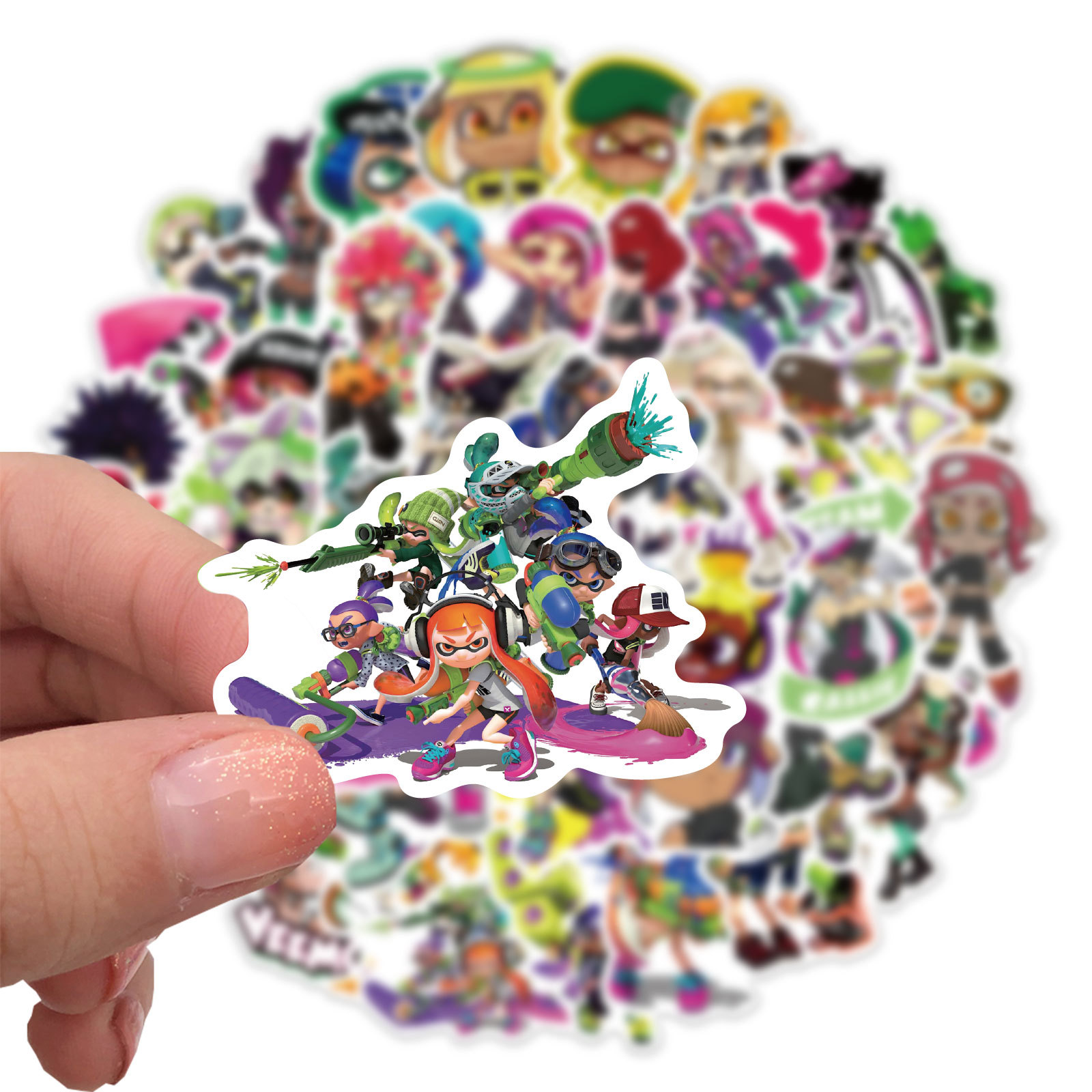 10/30/50 pçs jogo splatoon ska - Fitness Journal Planner avaliação e preço