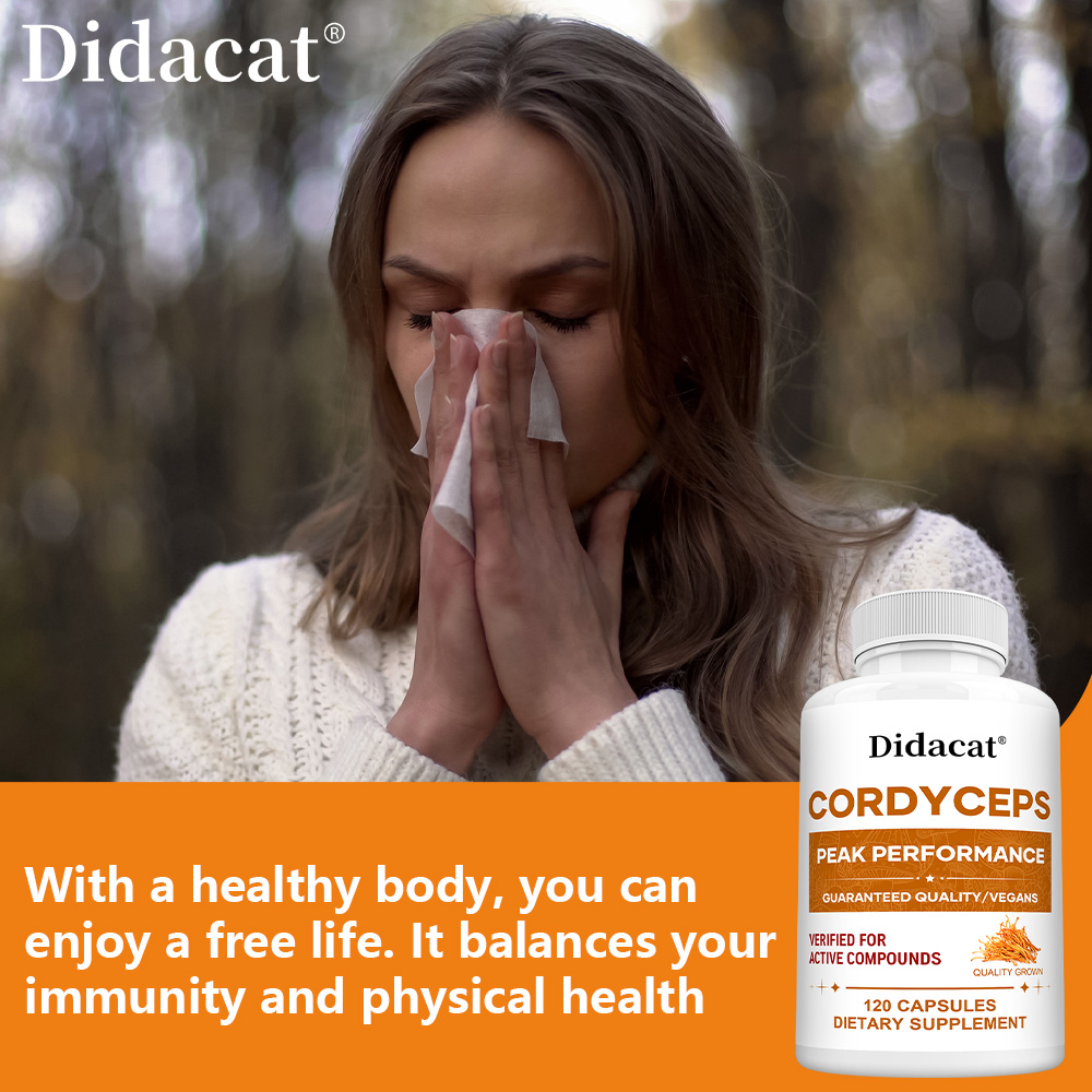 Cápsulas de Cogumelo Cordyceps - Health Wellness And avaliação e preço